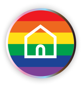 Icon Aroundhome Regenbogenflagge